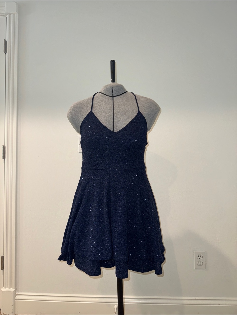 Windsor Navy Sparkle Homecoming Dress